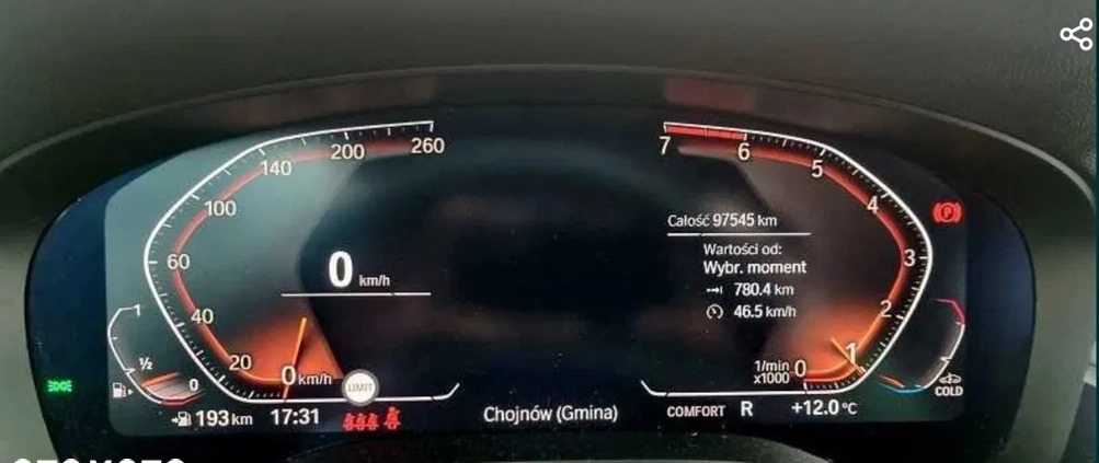 BMW Seria 5 cena 149900 przebieg: 99000, rok produkcji 2019 z Lublin małe 781